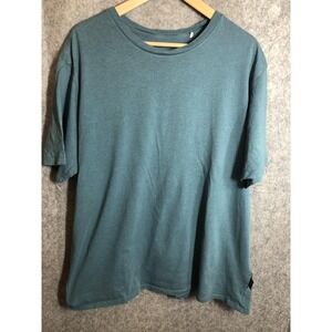 Patagonia Shirt XL Teal Solid Crewneck Organic Cotton Tagless Tee T-Shirt Casual